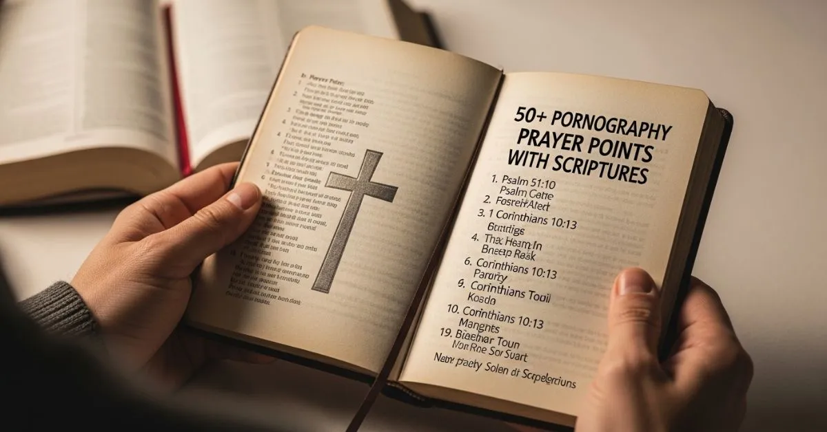 50+ Pornography Prayer Points with Scriptures for Daily Help