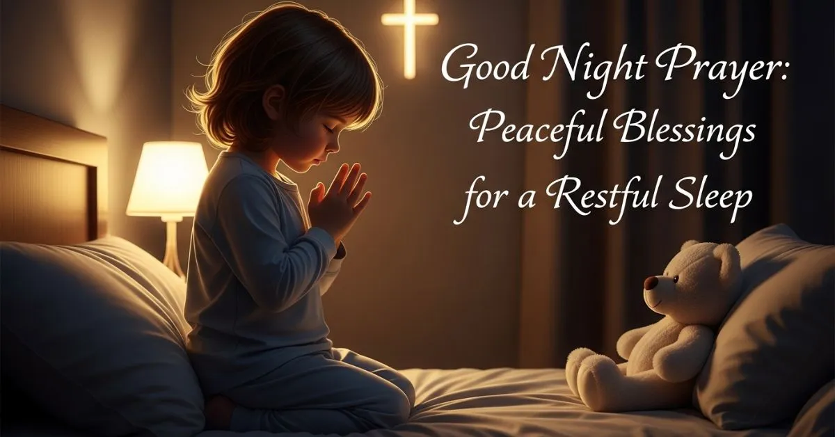 60+ Good Night Prayer: Peaceful Blessings for a Restful Sleep