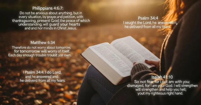 70+ Bible Verses for Anxiety to Ease Stress and Fear