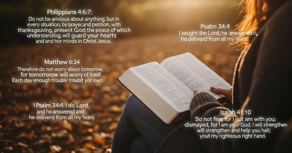 70+ Bible Verses for Anxiety to Ease Stress and Fear