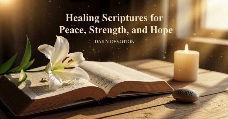 70+ Healing Scriptures for Peace Strength and Hope Daily