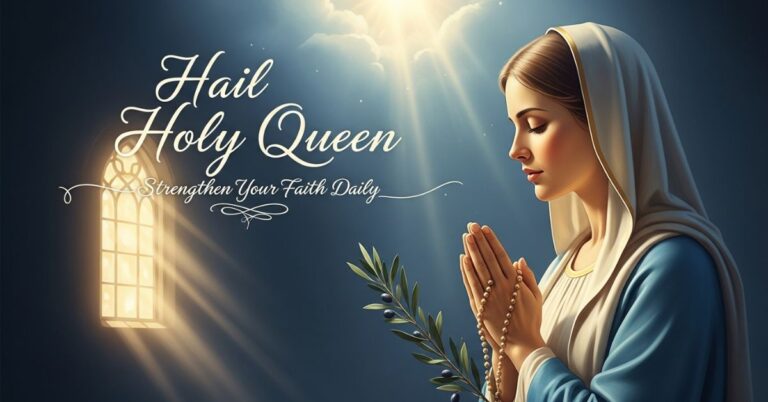 80+ Hail Holy Queen Prayer: Strengthen Your Faith Daily
