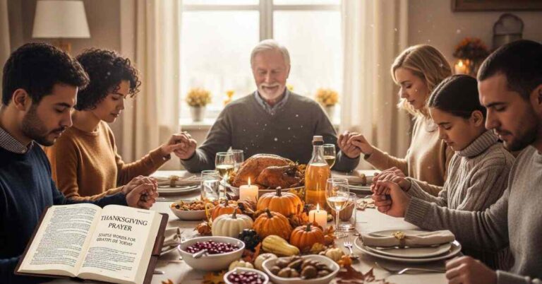 90+ Thanksgiving Prayer: Simple Words for Gratitude Today