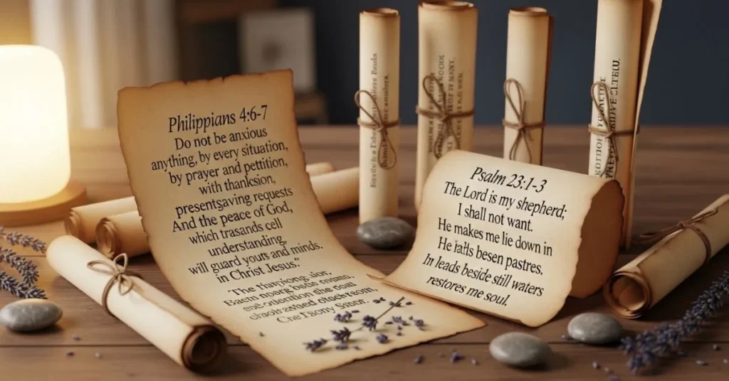 Anxiety Calming Scriptures to Memorize Daily