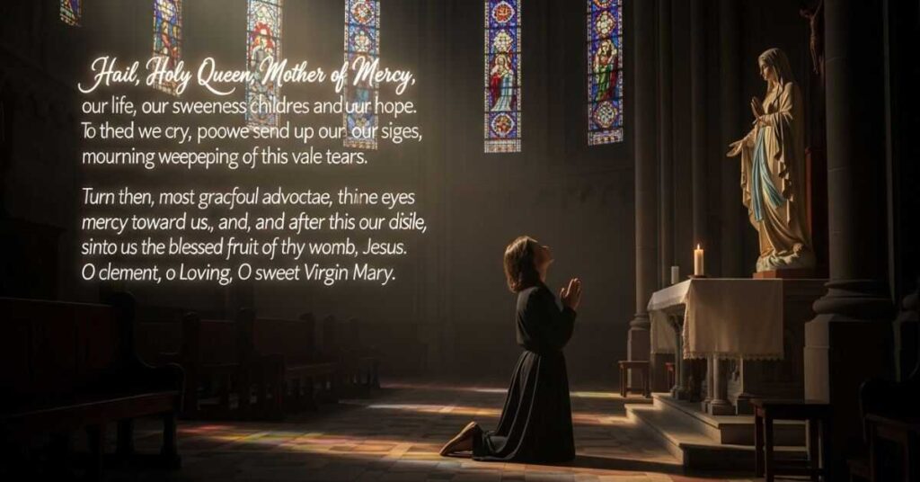 The Hail Holy Queen Prayer in Times of Struggle or Doubt