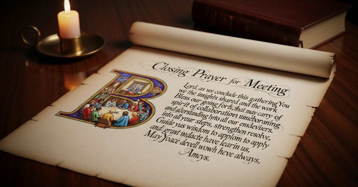 60 closing prayer for meeting powerful words to end well 1 60+ Closing Prayer for Meeting: Powerful Words to End Well