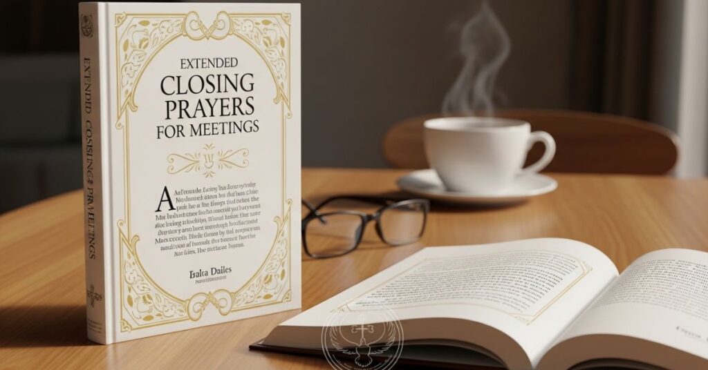 extended closing prayers for meetings Extended Closing Prayers for Meetings