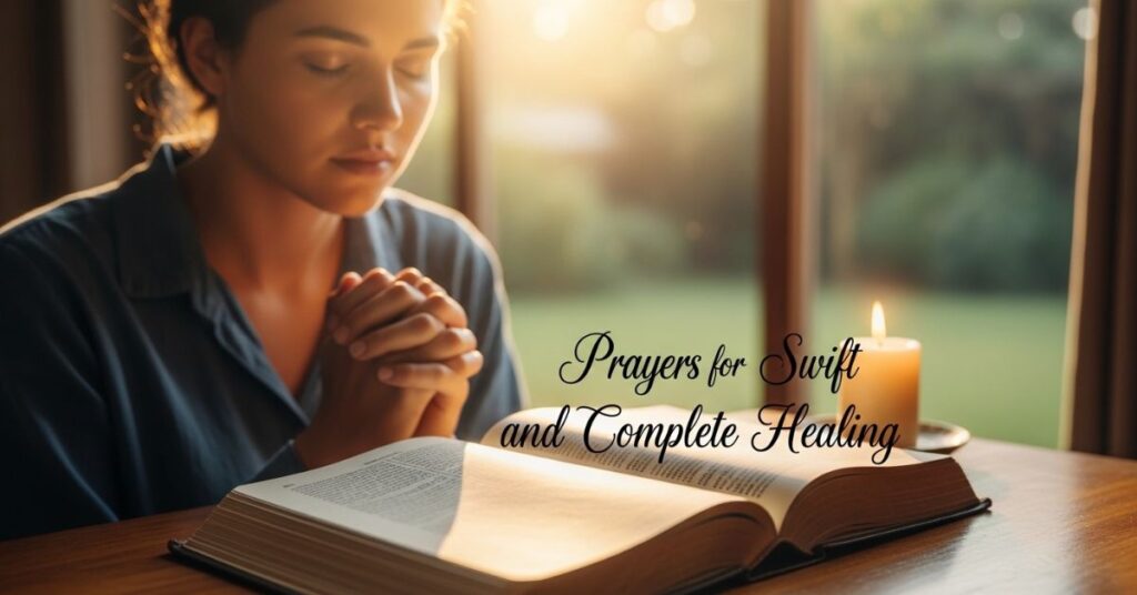 prayers to ask for swift and complete healing Prayers to Ask for Swift and Complete Healing